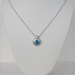 blue zircon necklace