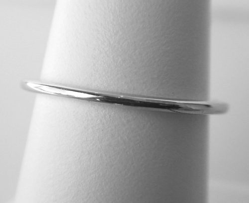 sterling silver thin band