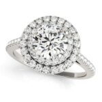 white gold double halo engagement ring
