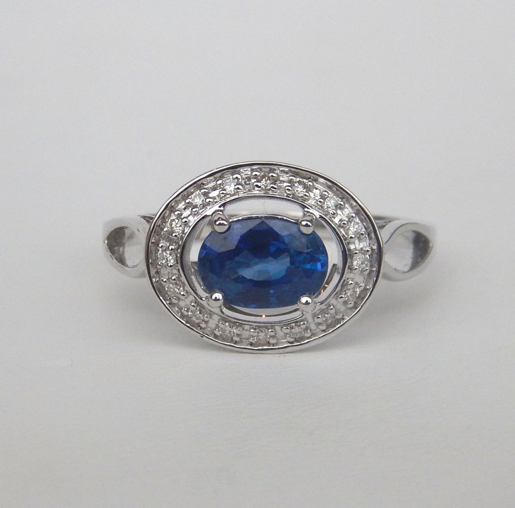 Sapphire And Diamond Ring | Kloiber Jewelers