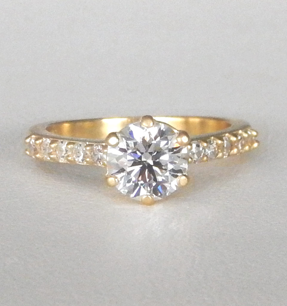 custom designed engagement ring