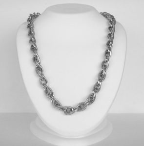 sterling silver link necklace