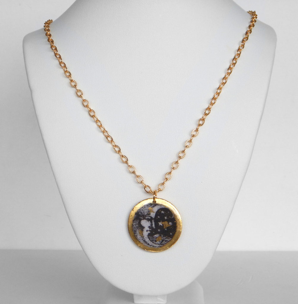 Sun And Moon Double Sided Pendant | Kloiber Jewelers