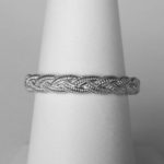 sterling silver twisted band ring