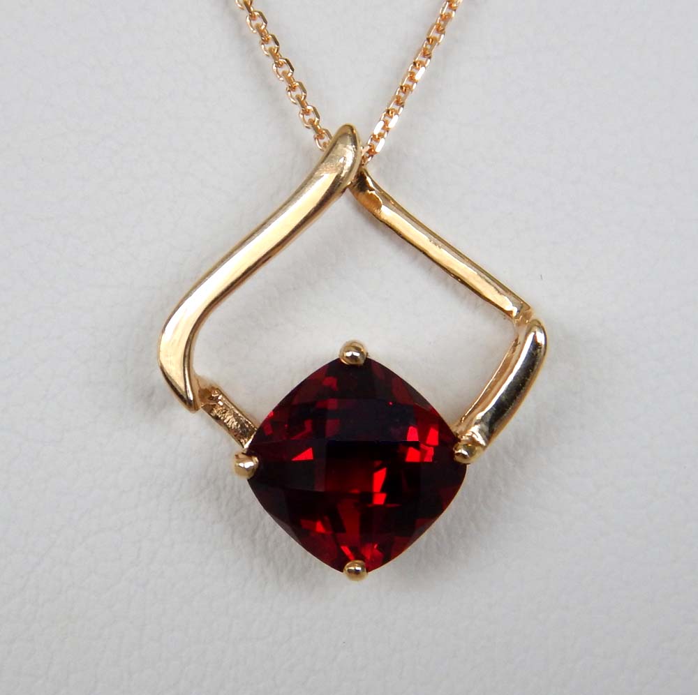 Contemporary Garnet Pendant | Kloiber 