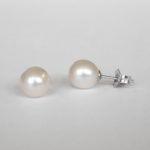 sterling silver freshwater pearl studs