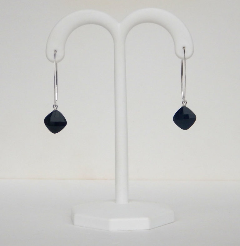 black onyx dangle earrings