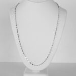 white gold fancy link necklace chain