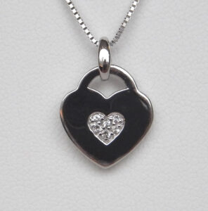 sterling silver heart pendant