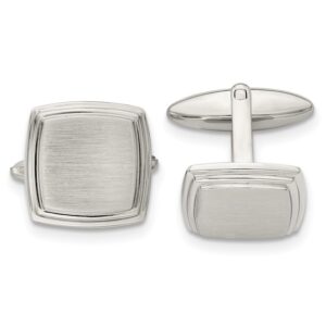 stainless steel cuff links