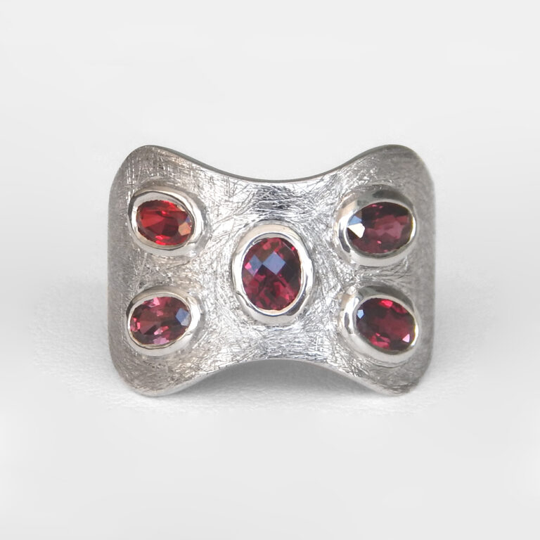 sterling silver ruby ring