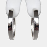 sterling silver huggie hoop earrings