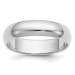 white gold or platinum wedding band