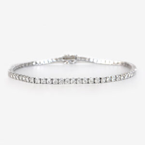 white gold diamond tennis bracelet